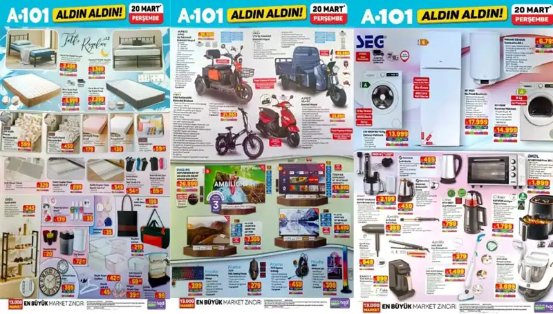 A101 Aktüel Kataloğu ile Evdeki İhtiyaçlarınızı Karşılayın: Yeni Ürünler Neler?